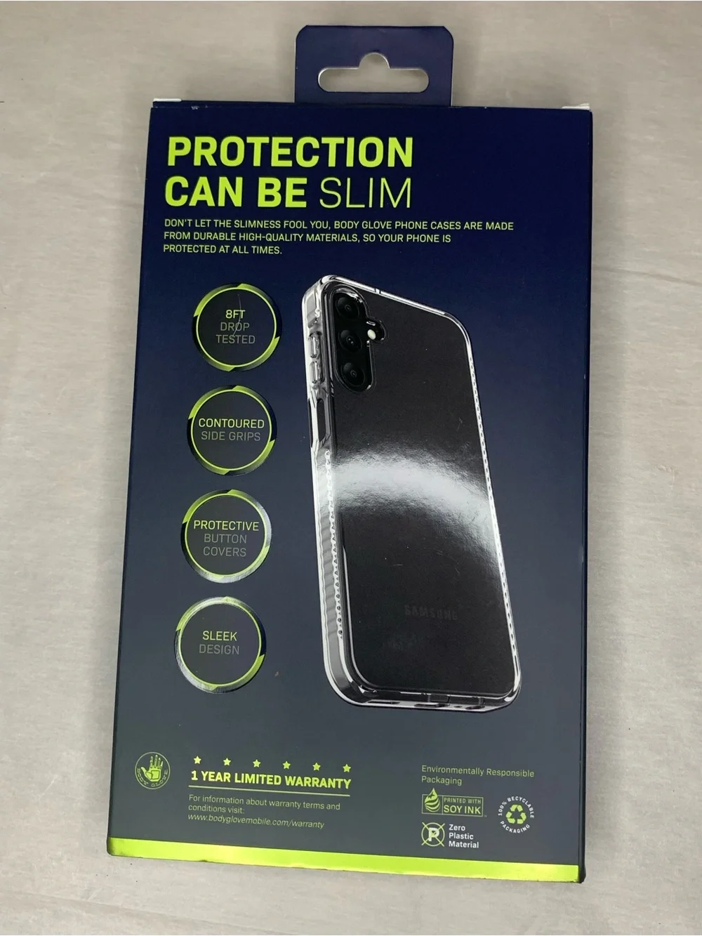 Body Glove Clear Gel Case for Samsung Galaxy A15 5G - Clear Bumper